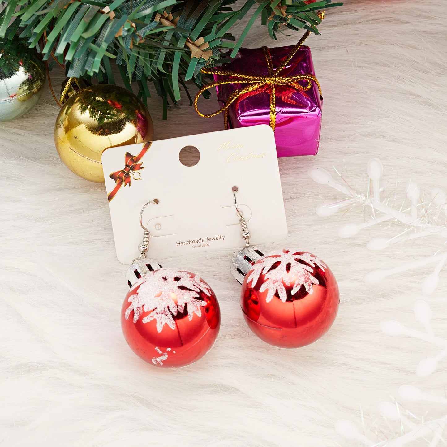 Christmas Bulb Earrings