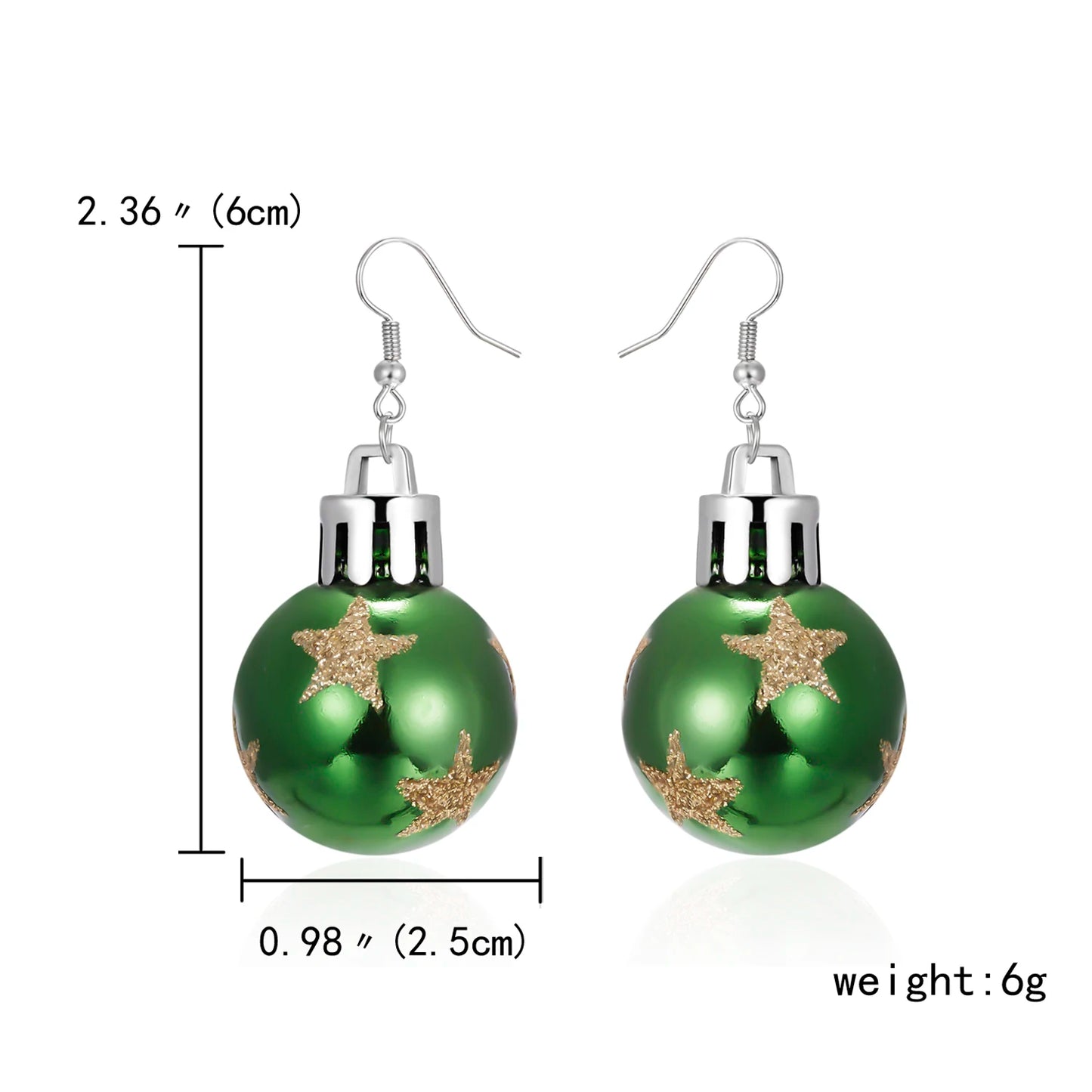 Christmas Bulb Earrings