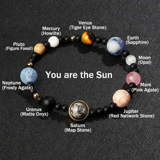 Galaxy Solar System Bracelet